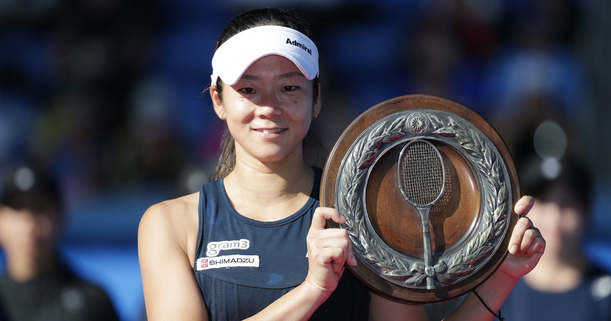 Haruka Kaji Wins Her First Ever Title at the All-Japan Tennis