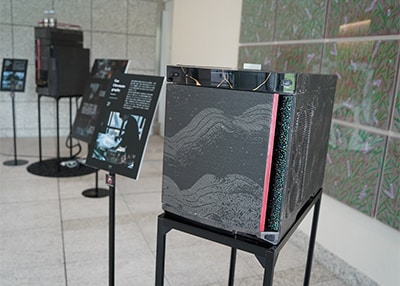 Exhibition of products incorporating traditional craft techniques