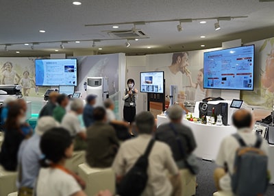 Tour of the showroom