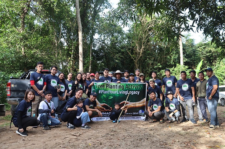 Tree-planting activity in the Philippines