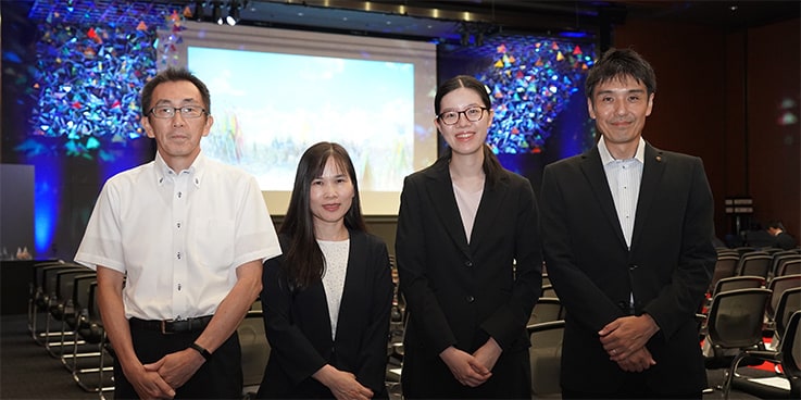 Team members at the First a Dream Award ceremony