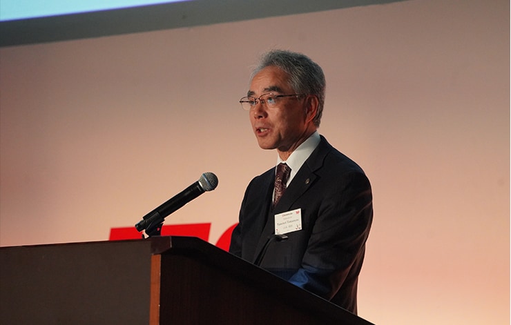 Yasunori Yamamoto, President and CEO of our company