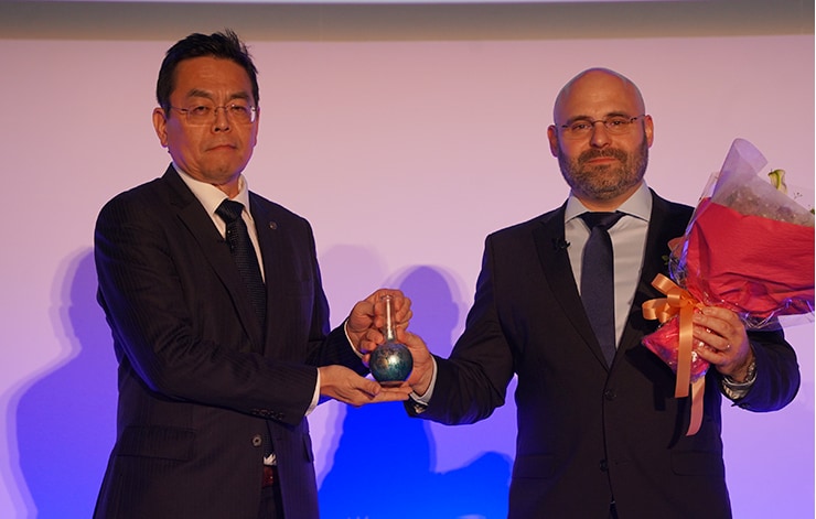 Dr. Pierre Giusti (right)