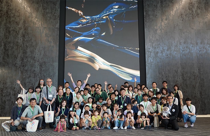 Scenes from the tour