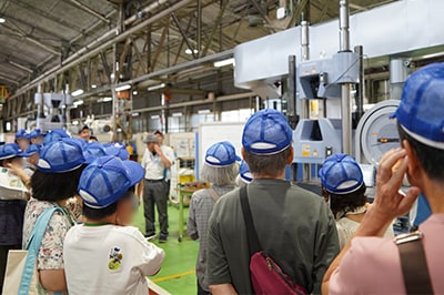 Scenes from the tour