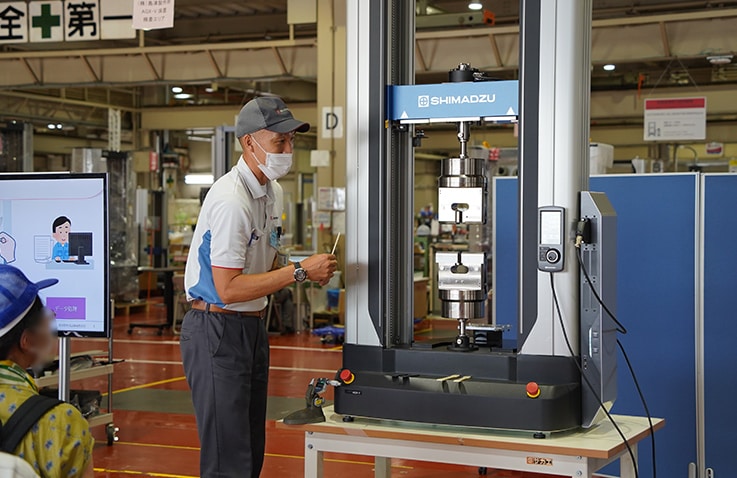 Scenes from the tour