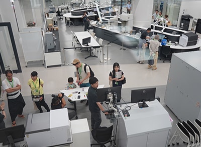 Scenes from the tour