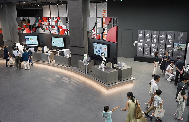 Scenes from the tour