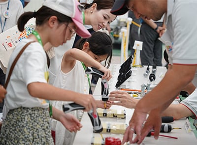 Scenes from the tour