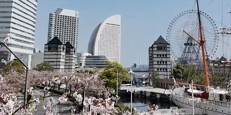 Area around PACIFICO Yokohama where ITEM2025 was held