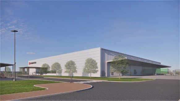 Illustration of completed SMI building