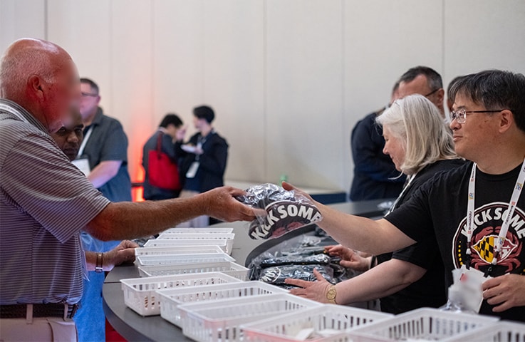 Souvenir T-Shirts with the “Kick Some Mass” logo