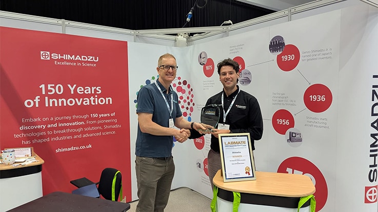 Labmate Awards Received for Both Shimadzu Corporation’s 150 Years of Measures and the Nexera QX LC-MS/MS System