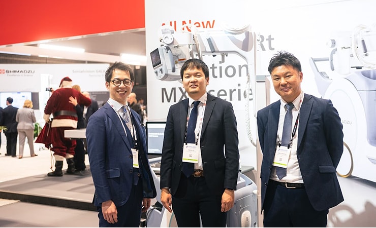 Shimadzu Booth Staff