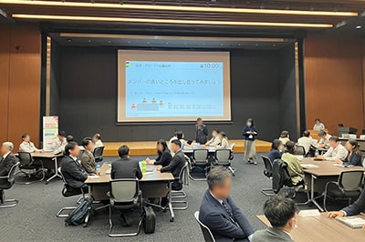 Homekatsu team learning program: A session where participants shared each other’s strengths