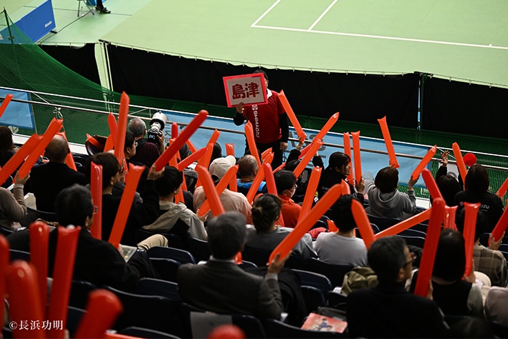Employees from the Kanto region and Kyoto came to support the team