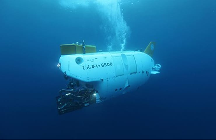 The SHINKAI 6500 manned submersible operated by JAMSTEC (Photo credit: JAMSTEC)