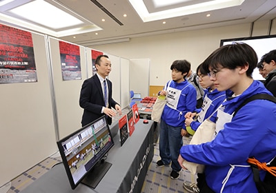 Shimadzu Corporation introducing a project that appeared on NHK’s “Night of the Makaizo Society”