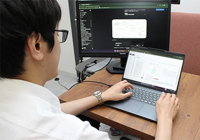 Ryota Kawamura and PC