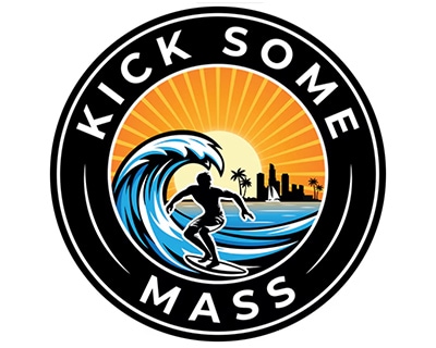 “Kick Some Mass” logo